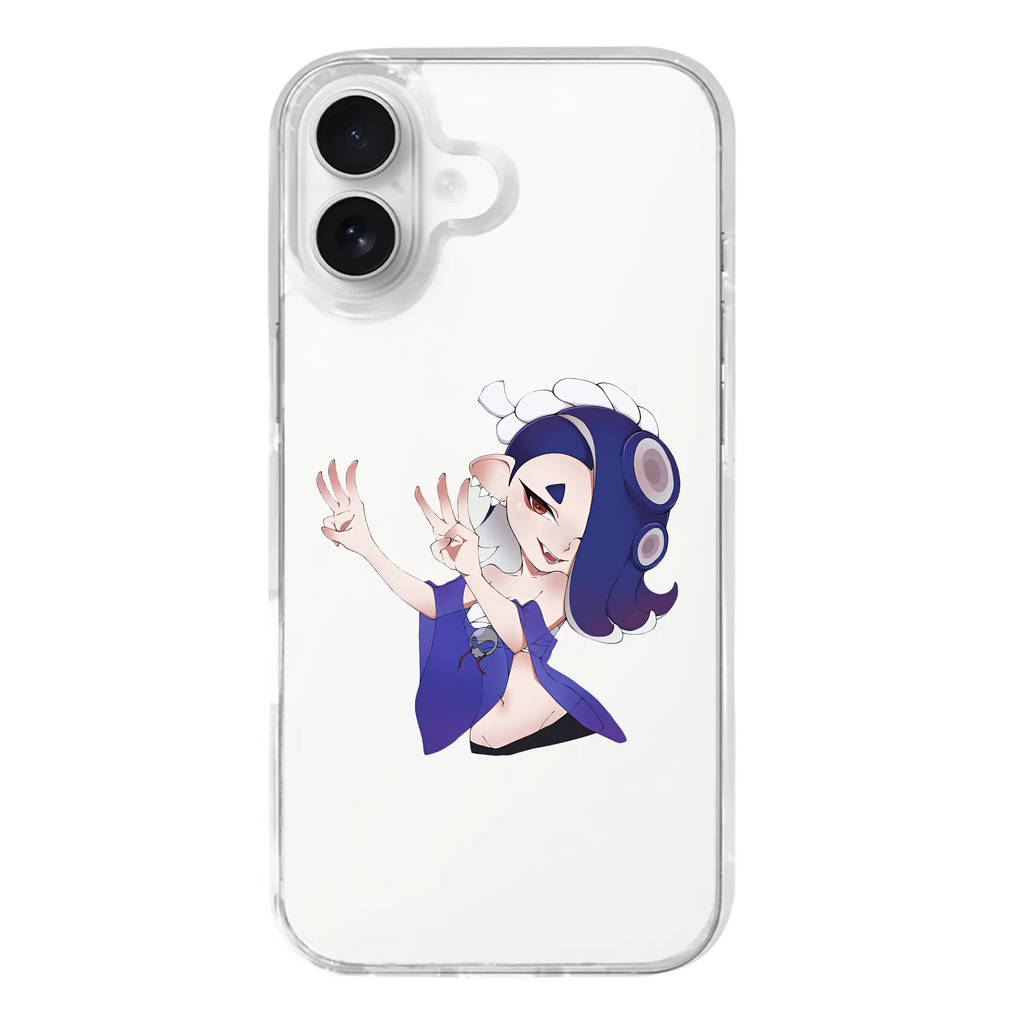 スプラトゥーン グッズ,フウカ - iPhone 17シリーズ 透明スマホケース – 薄型・耐衝撃・精密フィット保護カバー